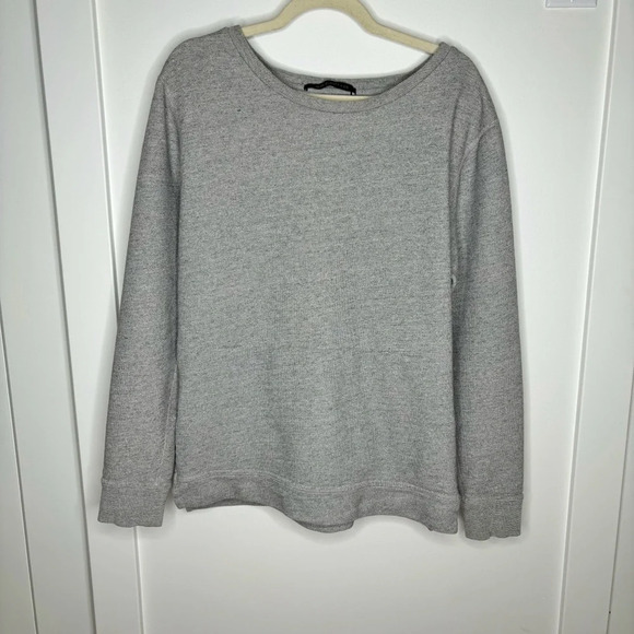 John Elliott Villain Crewneck Sweatshirt Gray Size 4 Unisex - Picture 5 of 14